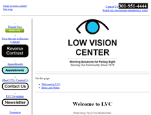 Tablet Screenshot of lowvisioninfo.org
